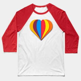 Paper heart Baseball T-Shirt